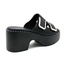 Double Buckle Platform Heels