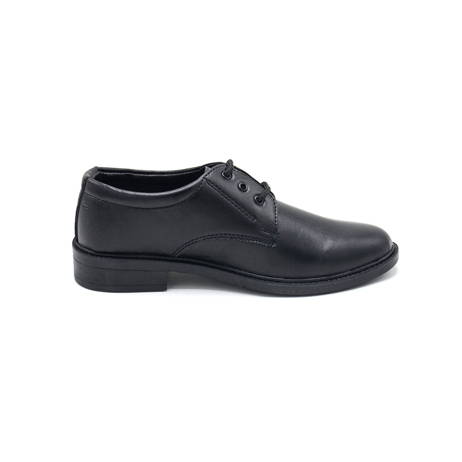 Classic Black Lace-Up Oxford Style Shoe (10 Years - 14 Years)