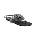 Aurora Crystal Floral Slingback Sandal