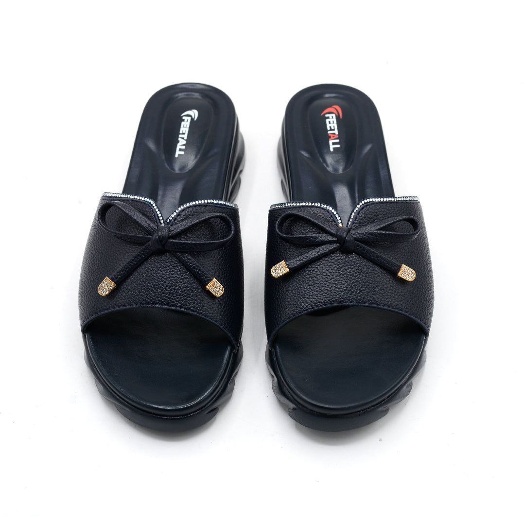 Comfort Bow Detail Platform Slides