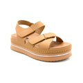 Velcro Strap Comfort Platform Sandals