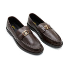 Luxe Brown LV Loafer