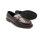 Luxe Brown LV Loafer