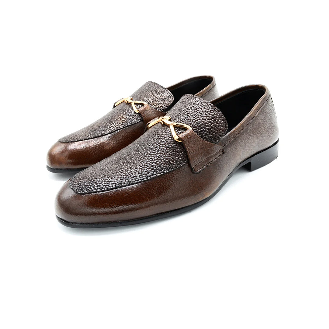 Men’s Classic Brown Leather Loafers