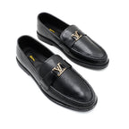 Luxe Black LV Loafer