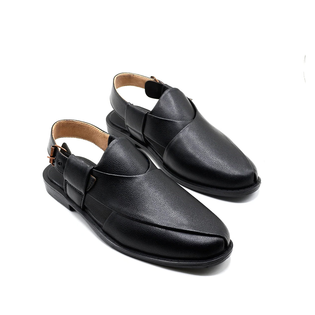 Kaptaan Chappal Black