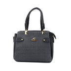 Blush Elegance Textured Tote Bag