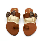 Beaded Strap Toe-Ring Flat
