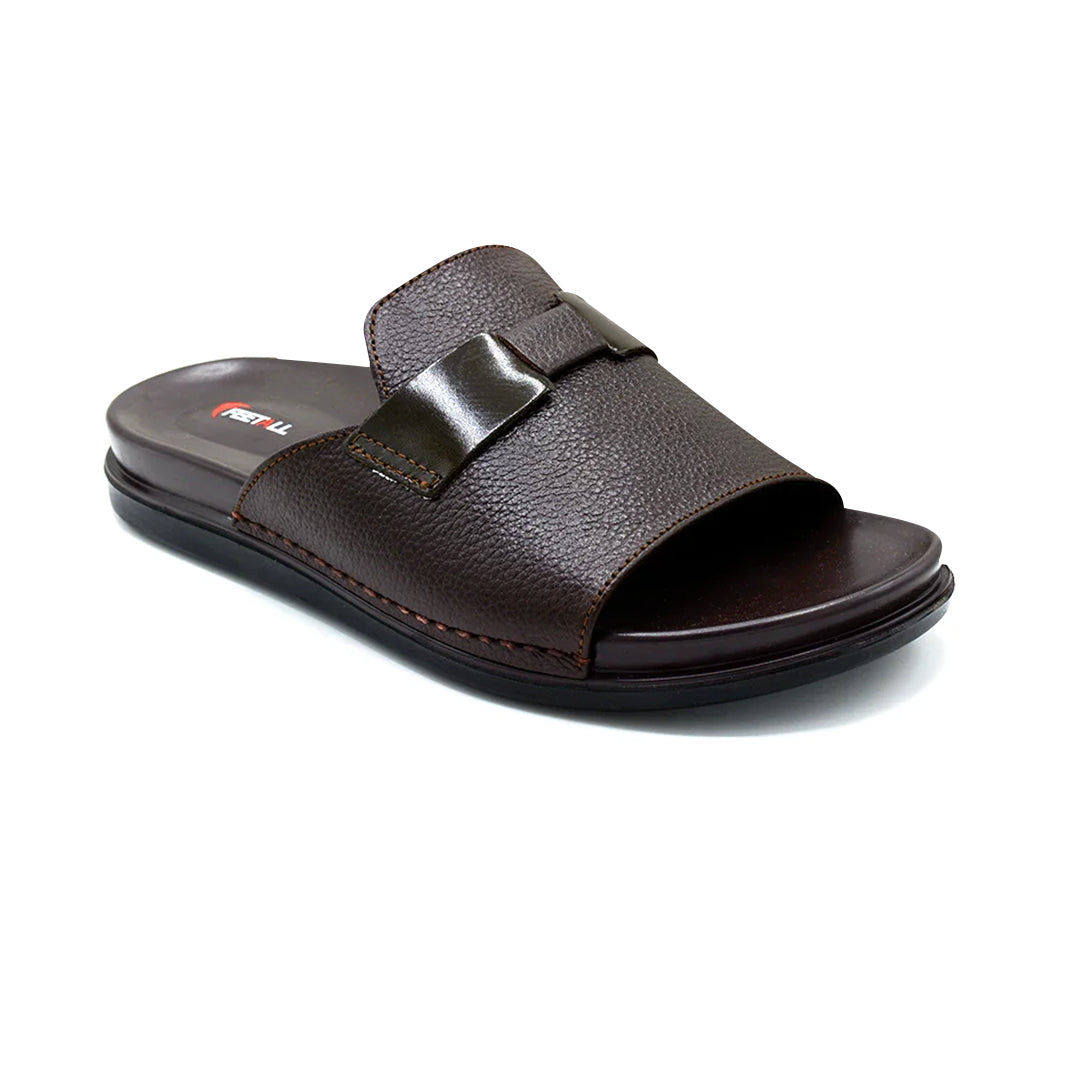 Classic Brown Slide Slippers