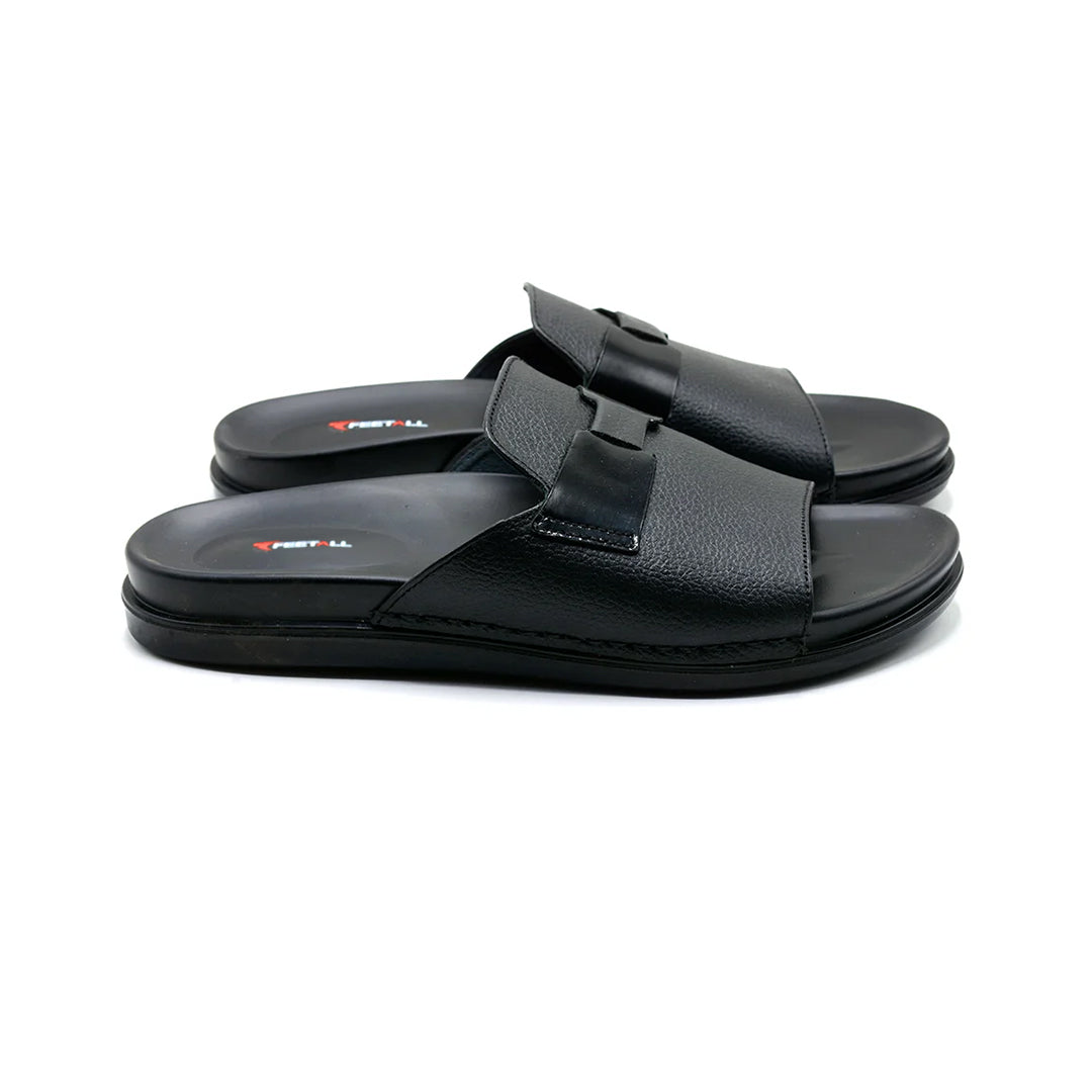 Classic Black Slide Slippers