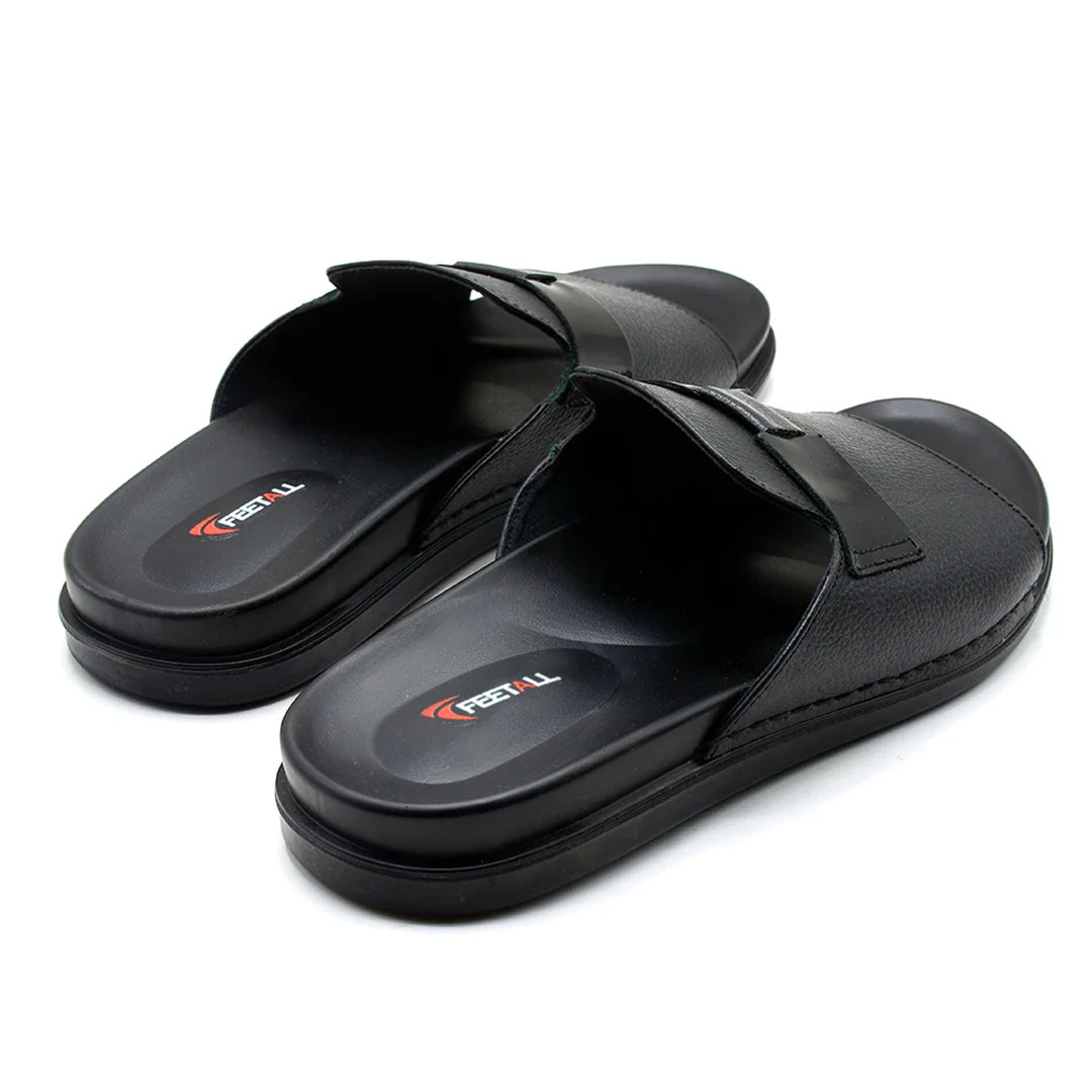 Classic Black Slide Slippers