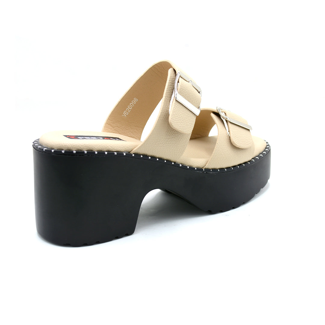 Double Buckle Platform Heels