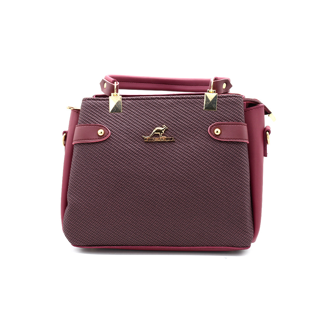 Blush Elegance Textured Tote Bag