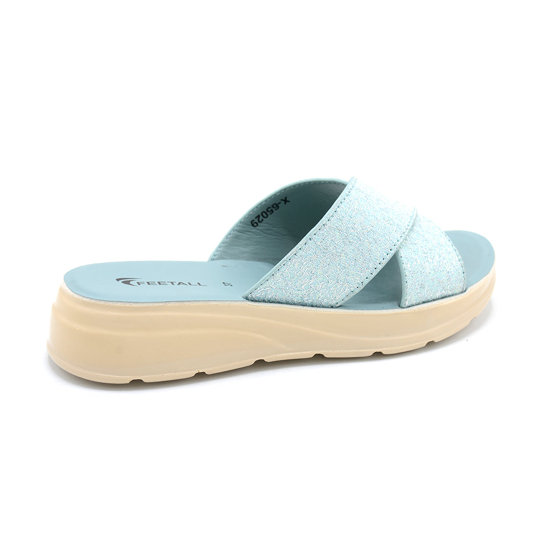 Cross Strap Comfort Slides
