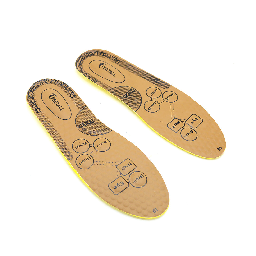 Feetall Reflexology Pressure Point Medicated Insoles