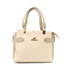 Blush Elegance Textured Tote Bag