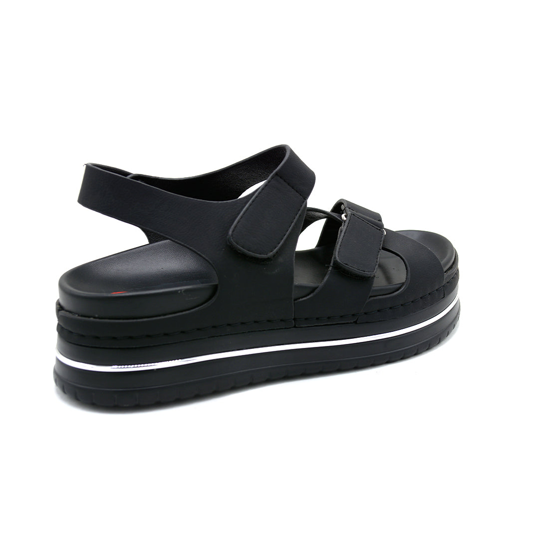 Velcro Strap Comfort Platform Sandals