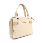 Blush Elegance Textured Tote Bag