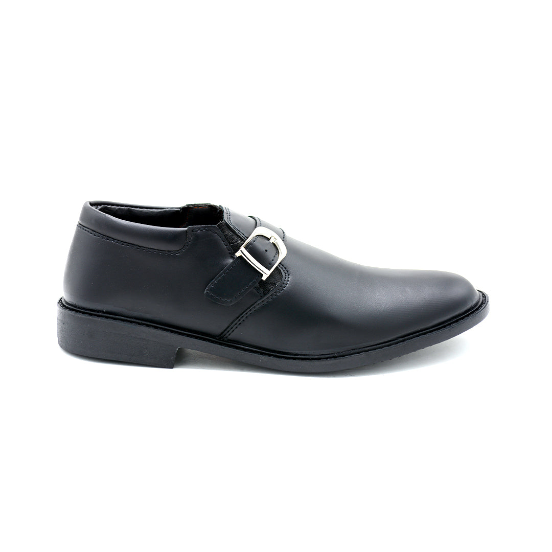 Black Buckle Strap Formal Shoe