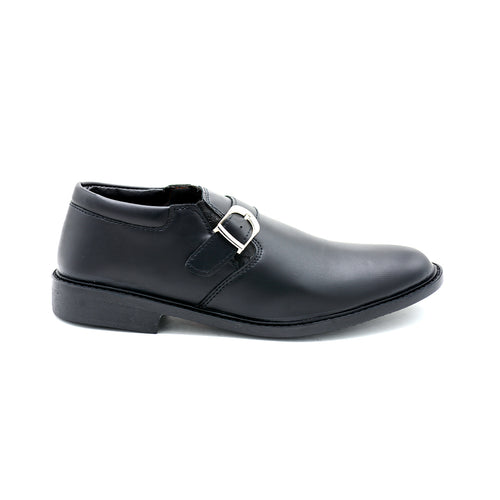 Black Buckle Strap Formal Shoe