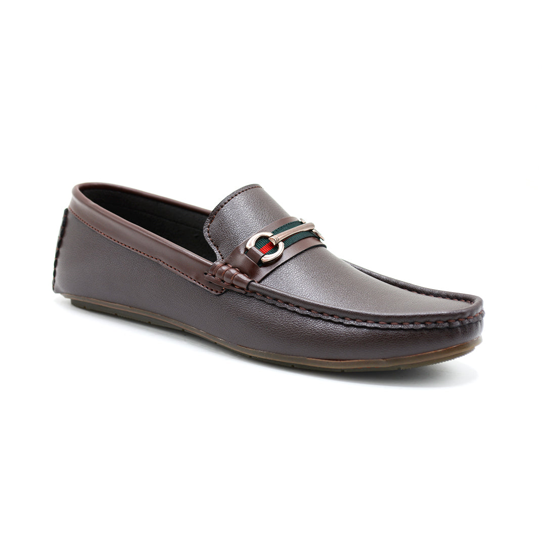 Brown Bit Loafers