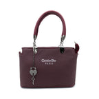 Ivory Luxe Textured Handbag