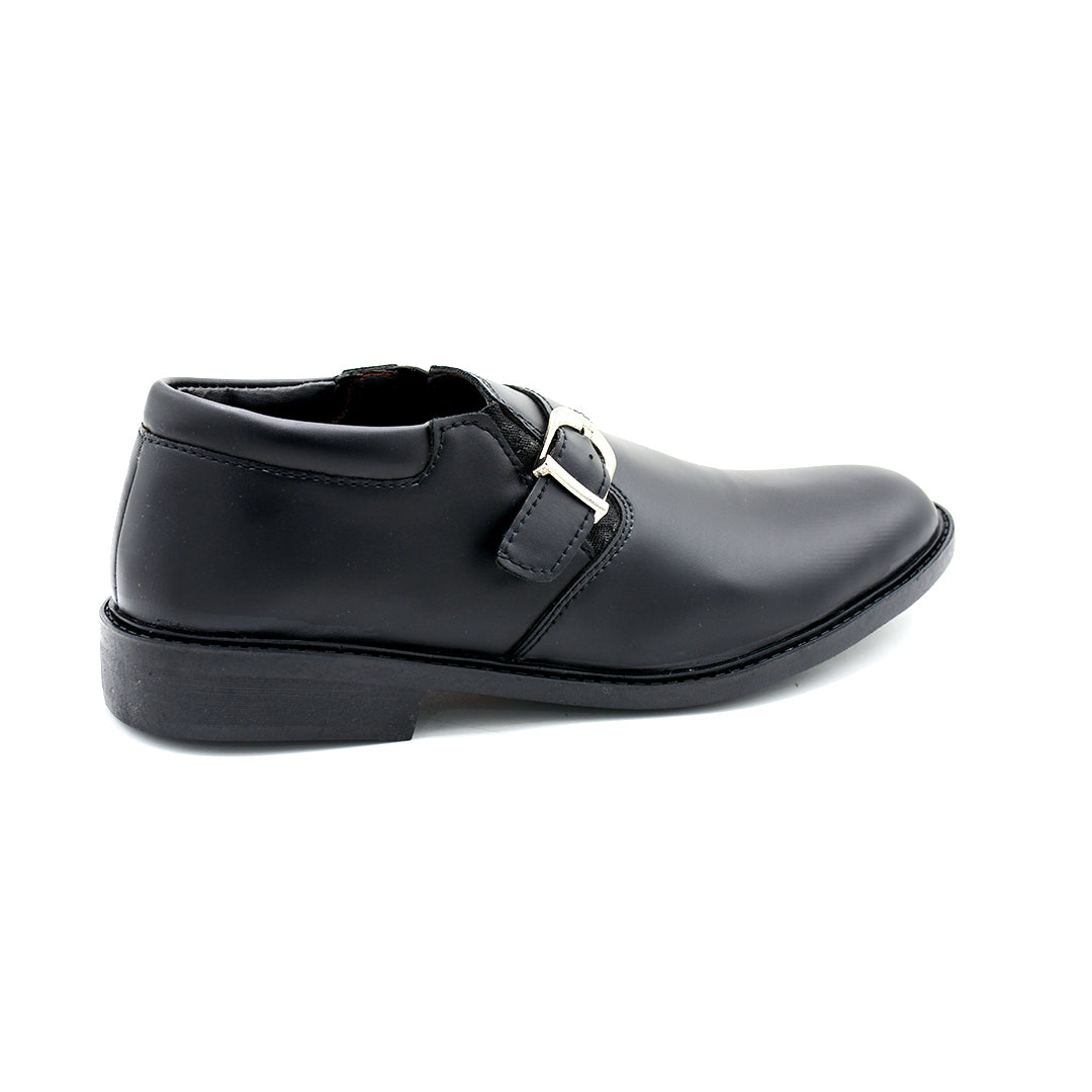 Black Buckle Strap Formal Shoe