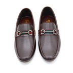 Brown Bit Loafers