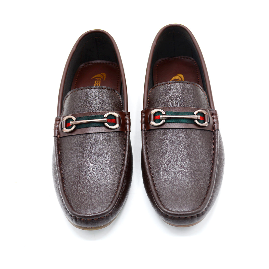 Brown Bit Loafers