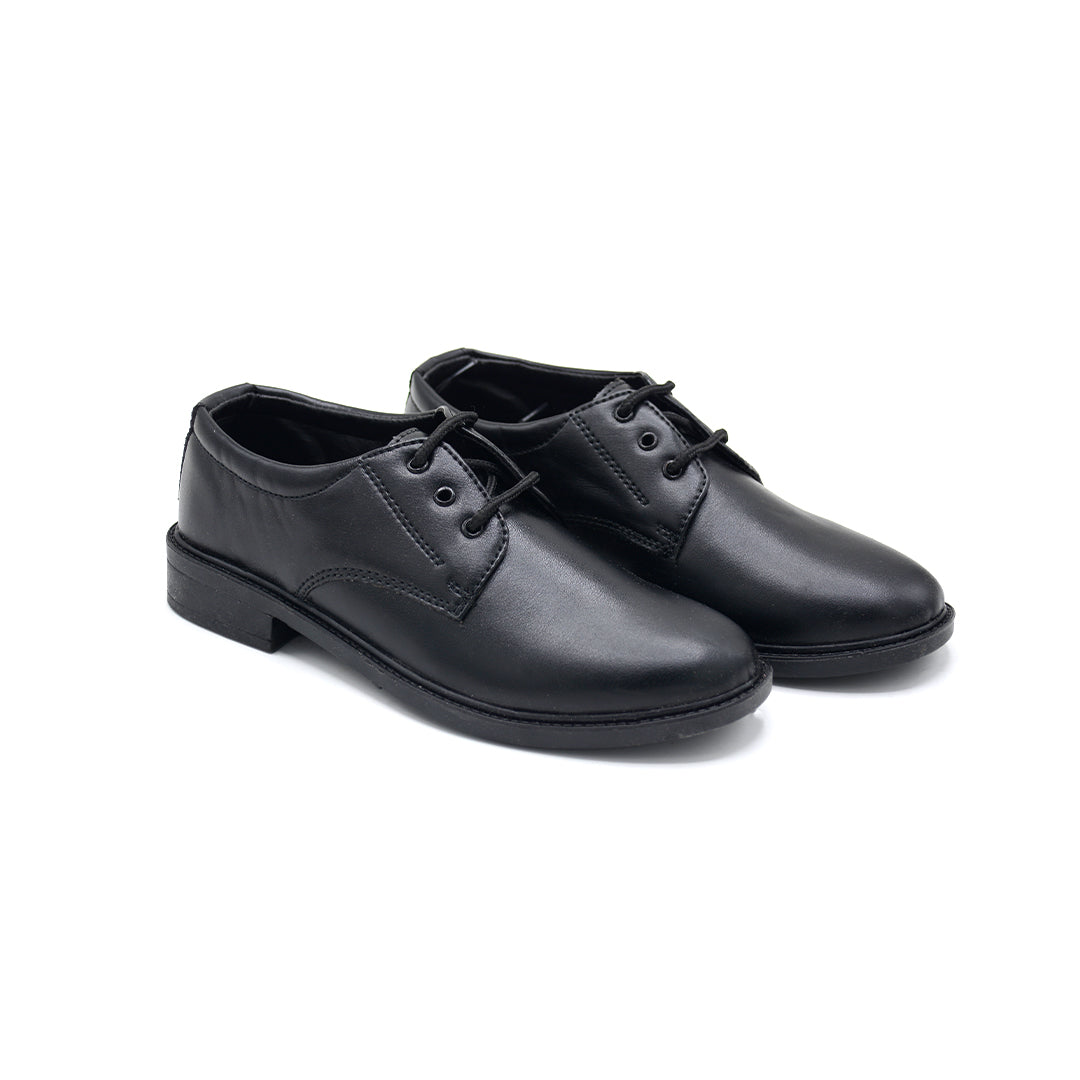 Classic Black Lace-Up Oxford Style Shoe (10 Years - 14 Years)