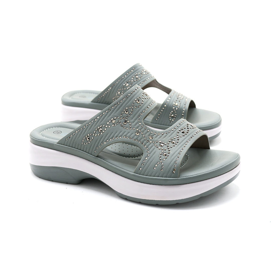 Embellished Comfort Wedges