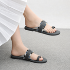 Beaded Strap Toe-Ring Flat