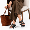 Embellished Comfort Platform Slides