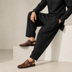 Premium Brown Peshawari for the Modern Gentleman.