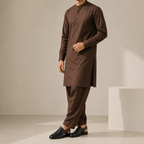 Premium Black Peshawari for the Modern Gentleman.