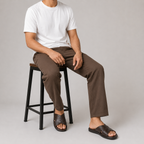 Woven Strap Comfort Slides