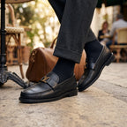 Luxe Black LV Loafer