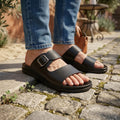 Elegant Black Casual Slide