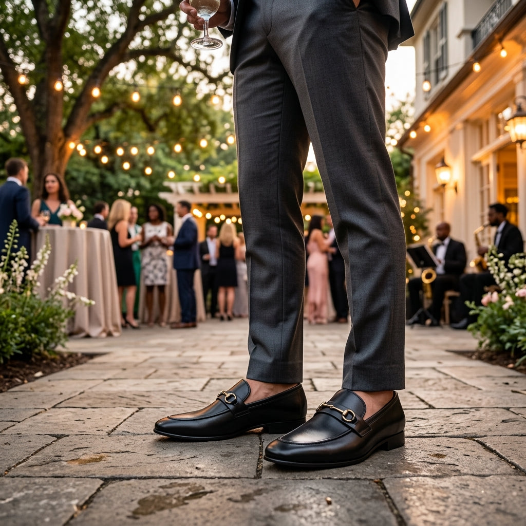 Smart & Sleek Black Loafers