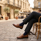 Chestnut Classic Leather Loafers