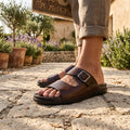 Elegant Brown Casual Slide
