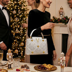 Crystal Embellished Mini Top Handle Bag
