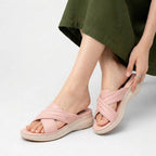 Soft Cross Strap Comfort Slides