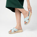 Cross Strap Comfort Slides