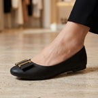 Textured Ballerina Pumps