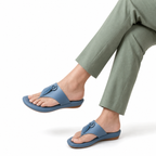 Zen-Step Contoured Thong Slides