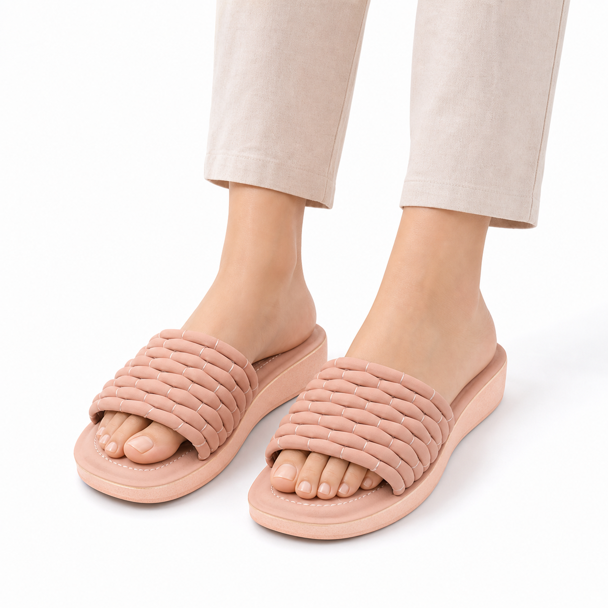 Sophia Padded Ribbon Knot Slide
