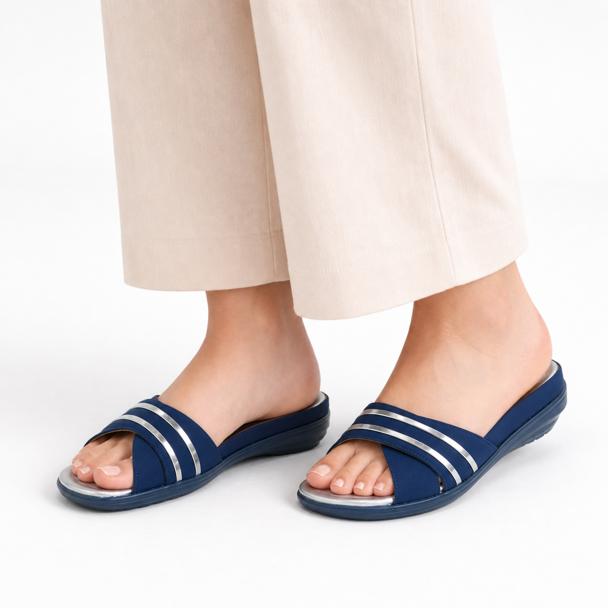 Dual Strap Comfort Slides