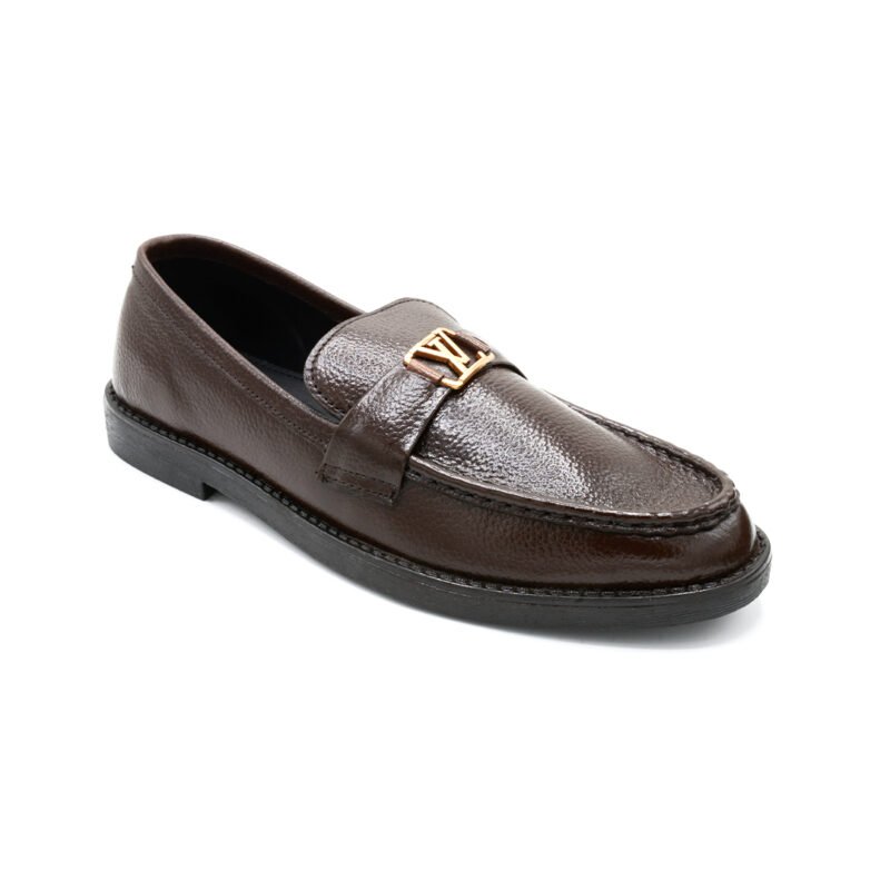 Luxe Brown LV Loafer