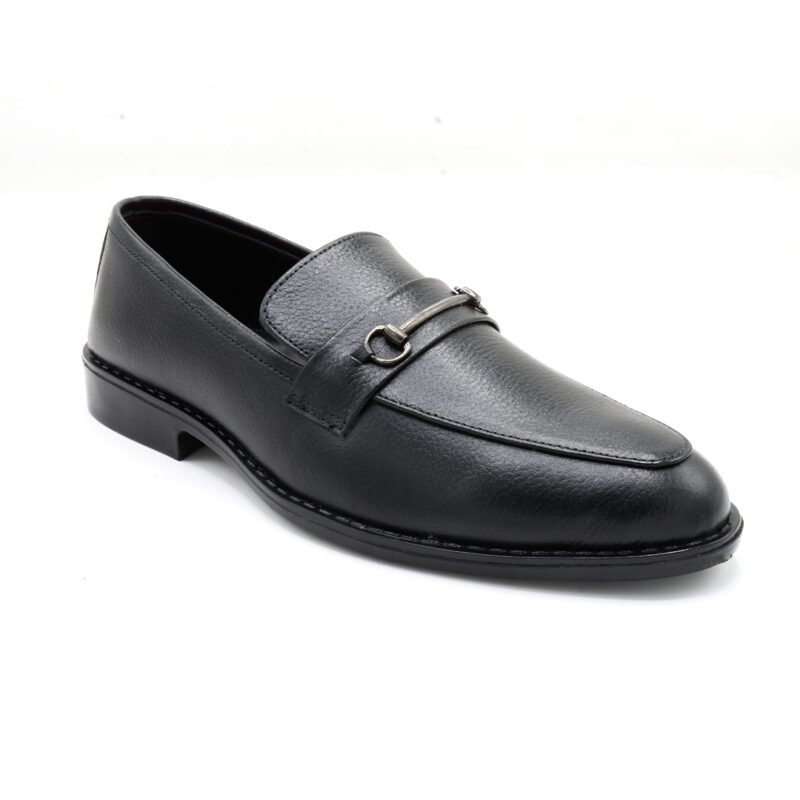 Elite Black Leather Loafer